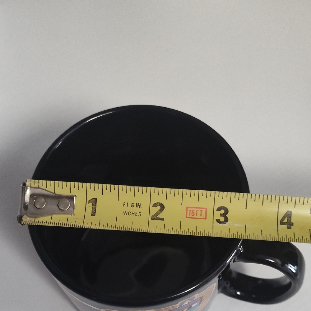 Laurel Burch Purple and Gold Cat Mug - Picture 6 of 6